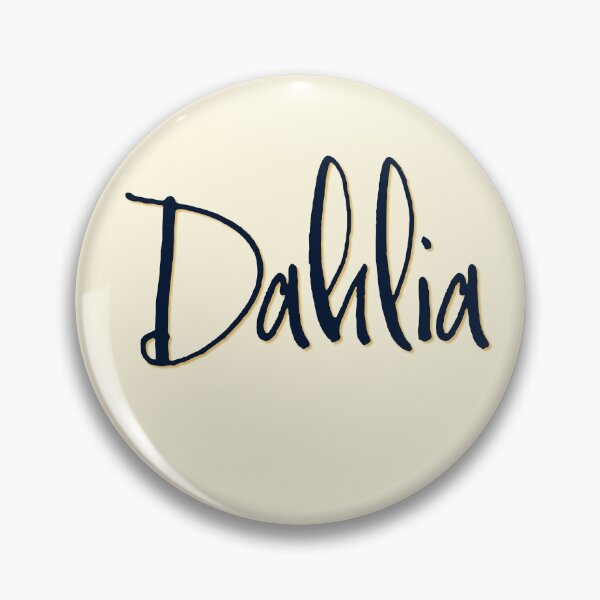 Item preview, DAHLIA personalized type design designed and sold by CharlottePlaceArt.