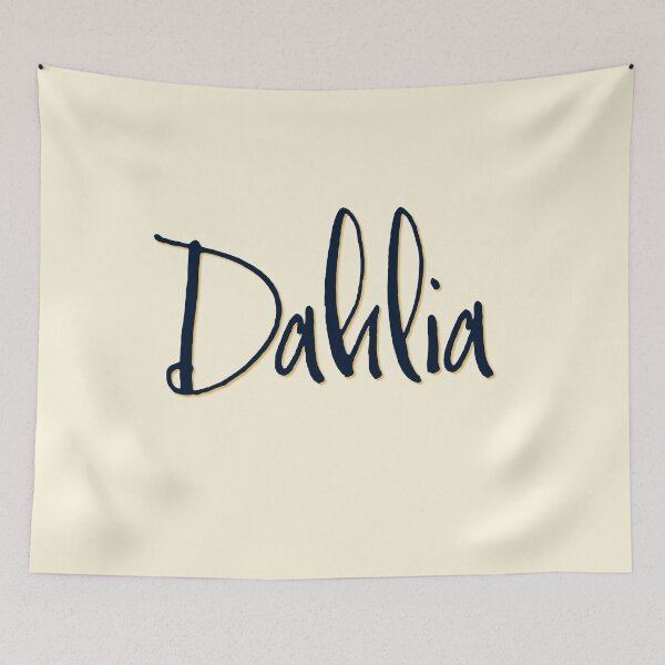 Item preview, DAHLIA personalized type design designed and sold by CharlottePlaceArt.