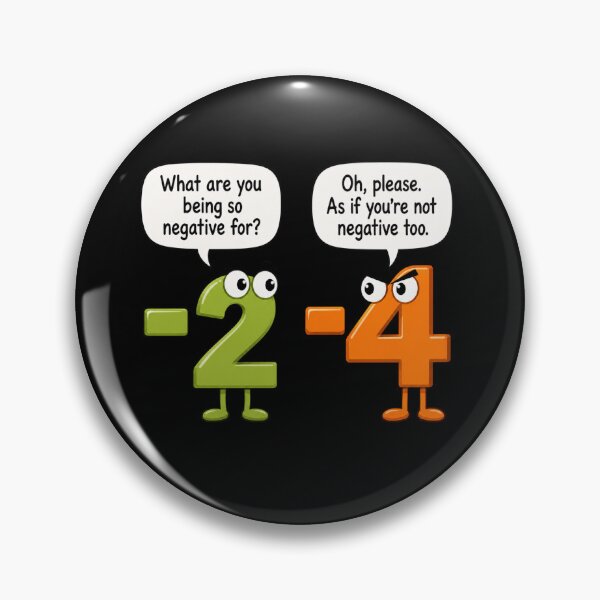 Item preview, Math Negative Joke designed and sold by kelvinmunene13.