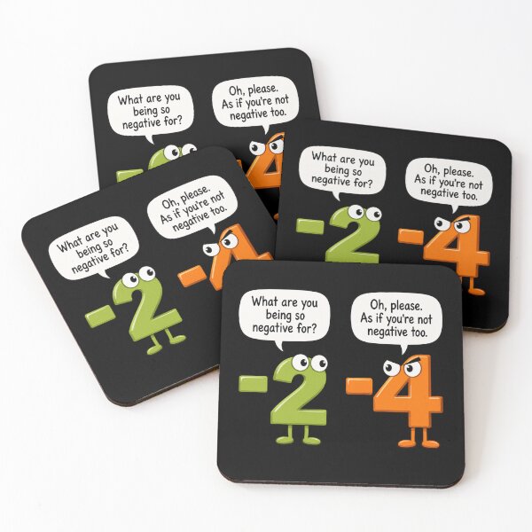 Item preview, Math Negative Joke designed and sold by kelvinmunene13.