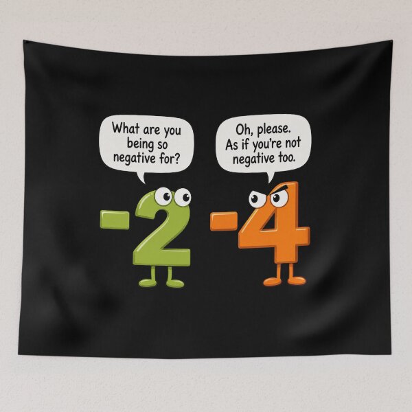 Item preview, Math Negative Joke designed and sold by kelvinmunene13.