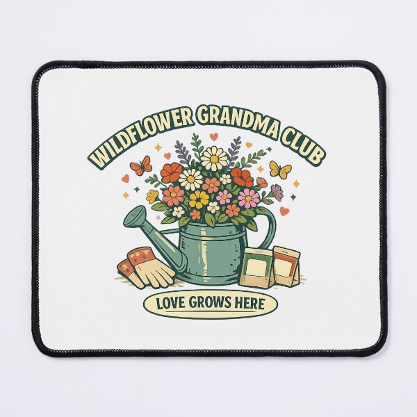 Item preview, Wildflower Grandma Club Love Grows Here designed and sold by Concrete Coffee Studio.
