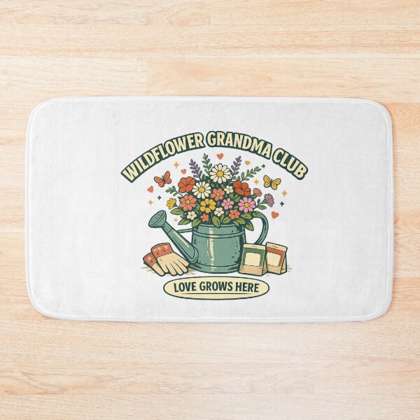 Item preview, Wildflower Grandma Club Love Grows Here designed and sold by Concrete Coffee Studio.