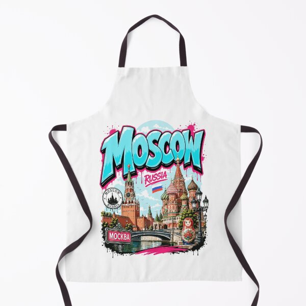 Item preview, Moscow Street Art Urban Graphic Tee designed and sold by AtuqStudio.