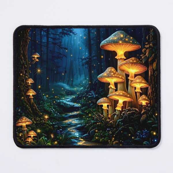 Item preview, Mystical Fantasy Mushroom Forest designed and sold by Vicky Brago-Mitchell®.