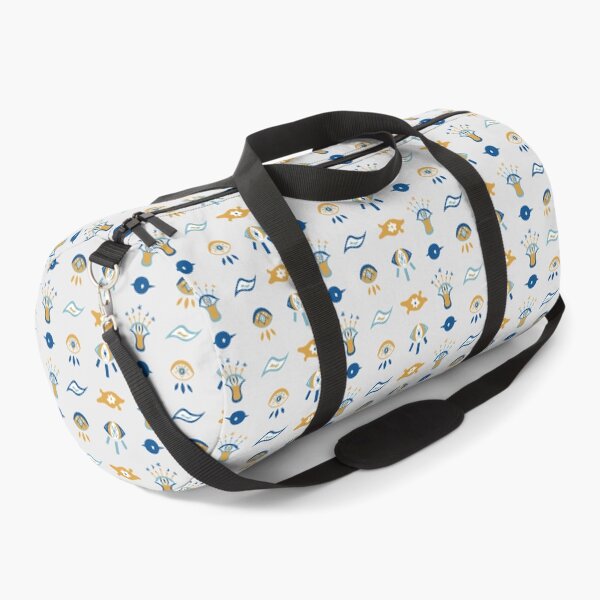 Item preview, Evil Eyes-Mati Pattern 1 - Greek Blue, Gold and White designed and sold by Daniel Bevis Design.