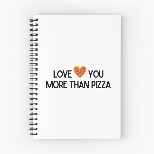 Item preview, Love You More Than Pizza – Funny Valentine’s Day Pizza Lover Design designed and sold by luckyhue.