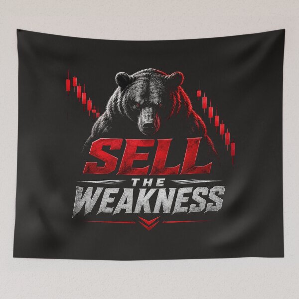 Item preview, Sell The Weakness Bear Market Trading Trader Gift designed and sold by PipForgeStudio .