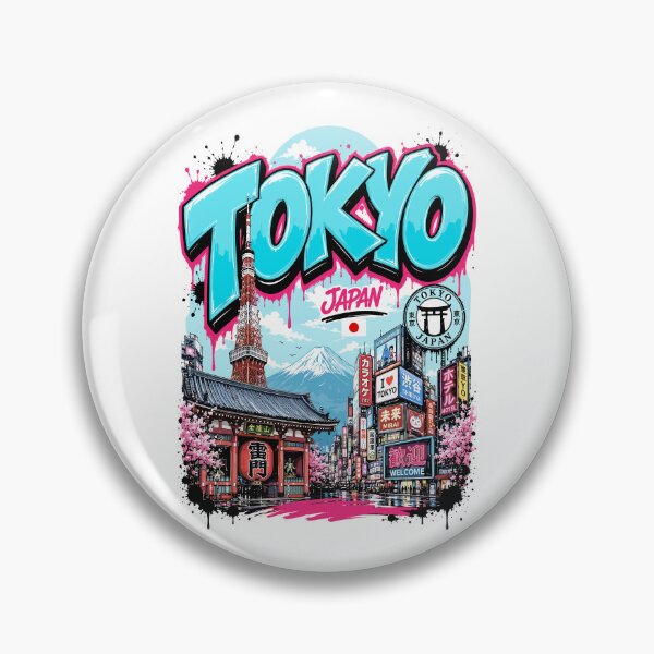Item preview, Tokyo Street Art Urban Graphic Tee designed and sold by AtuqStudio.
