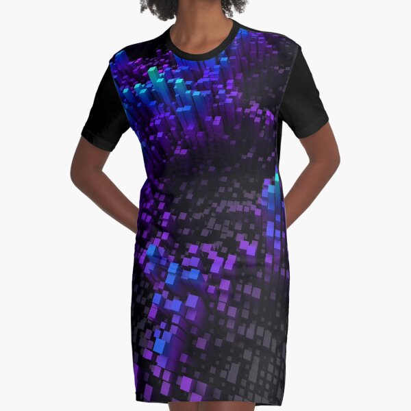 Rectilinea Graphic T-Shirt Dress