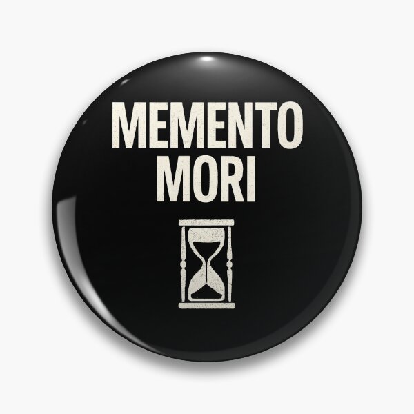 Item preview, Memento Mori Minimal Stoic Quote Shirt Death Reminder (White Font) designed and sold by TshirtsLabs.
