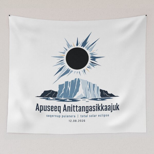 Item preview, Greenland Total Solar Eclipse 2026 Iceberg Art designed and sold by Beyond Destinations.