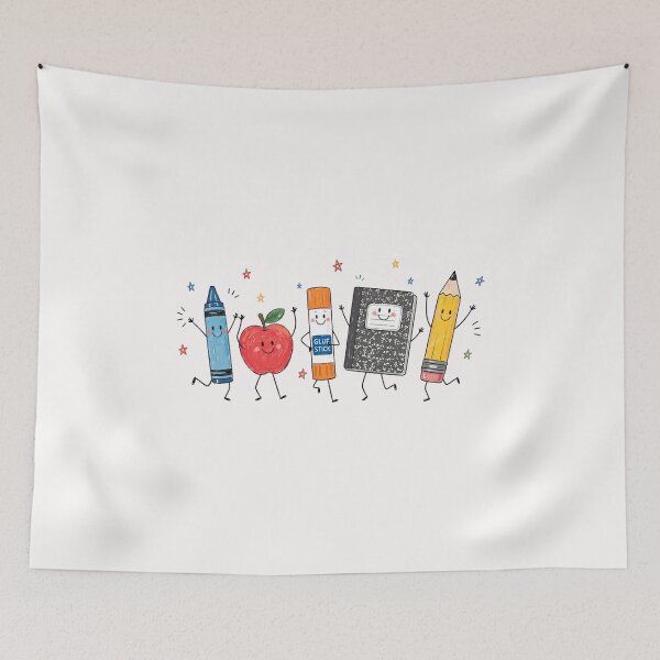 Item preview, Cute School Supplies Back to School Teacher Kids First Day designed and sold by jackelmbradyt.
