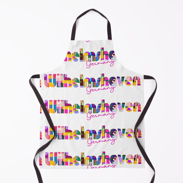 Item preview, Wilhelmshaven, Germany, Vibrant Abstract City Typography Art designed and sold by Wanderful-roads.