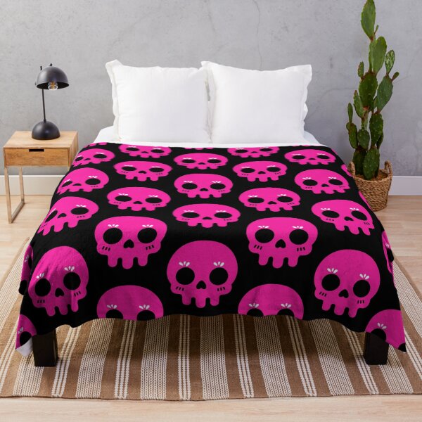 Item preview, Hot pink skull designed and sold by Kaleidastar.