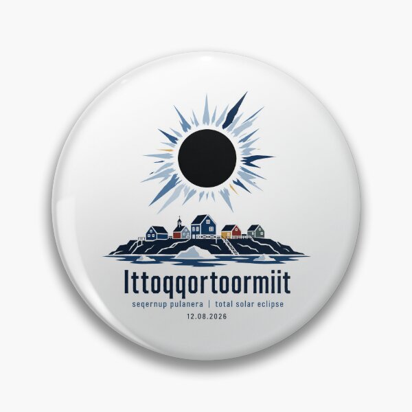 Item preview, Greenland Total Solar Eclipse 2026 Ittoqqortoormiit Art designed and sold by Beyond Destinations.