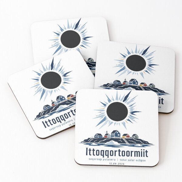 Item preview, Greenland Total Solar Eclipse 2026 Ittoqqortoormiit Art designed and sold by Beyond Destinations.