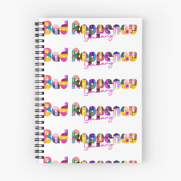 Item preview, Bad Rappenau, Germany, Vibrant Abstract City Typography Art designed and sold by Wanderful-roads.