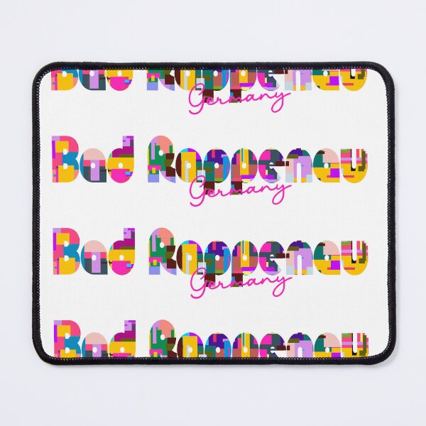 Item preview, Bad Rappenau, Germany, Vibrant Abstract City Typography Art designed and sold by Wanderful-roads.