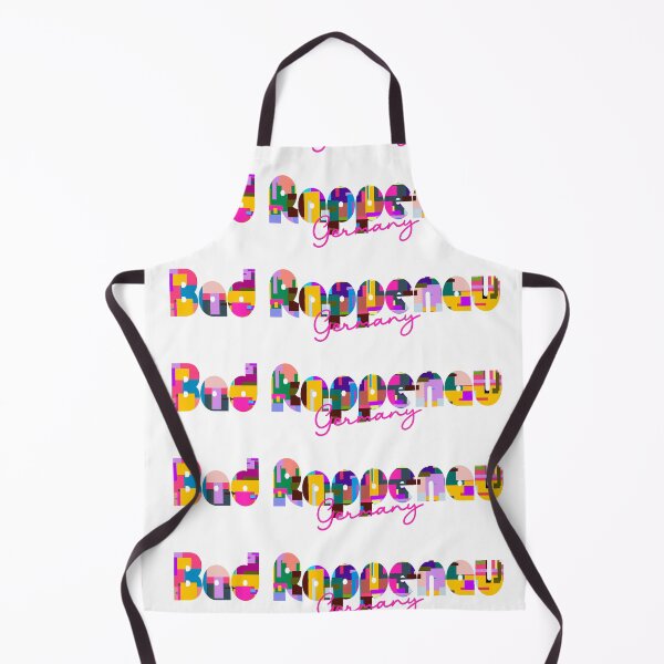 Item preview, Bad Rappenau, Germany, Vibrant Abstract City Typography Art designed and sold by Wanderful-roads.