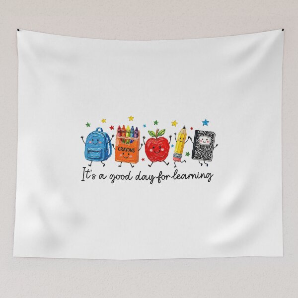 Item preview, It's a Good Day for Learning Cute School Supplies designed and sold by jackelmbradyt.
