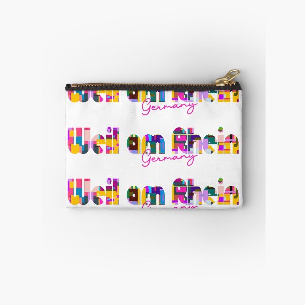 Item preview, Weil am Rhein, Germany, Vibrant Abstract City Typography Art designed and sold by Wanderful-roads.