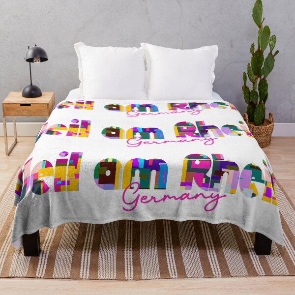 Item preview, Weil am Rhein, Germany, Vibrant Abstract City Typography Art designed and sold by Wanderful-roads.