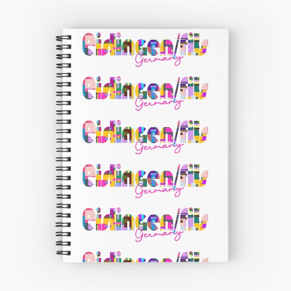 Item preview, Eislingen/Fils, Germany, Vibrant Abstract City Typography Art designed and sold by Wanderful-roads.