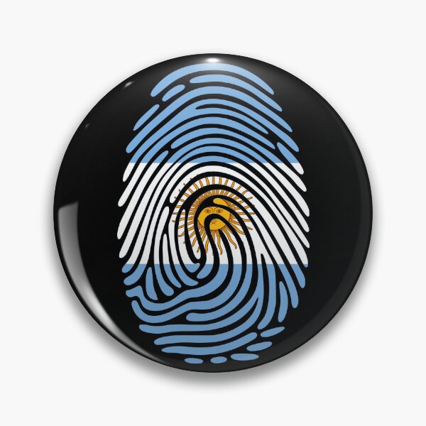 Item preview, Argentina Flag Fingerprint Identity | Argentine DNA Heritage Graphic designed and sold by NTGUILTY.
