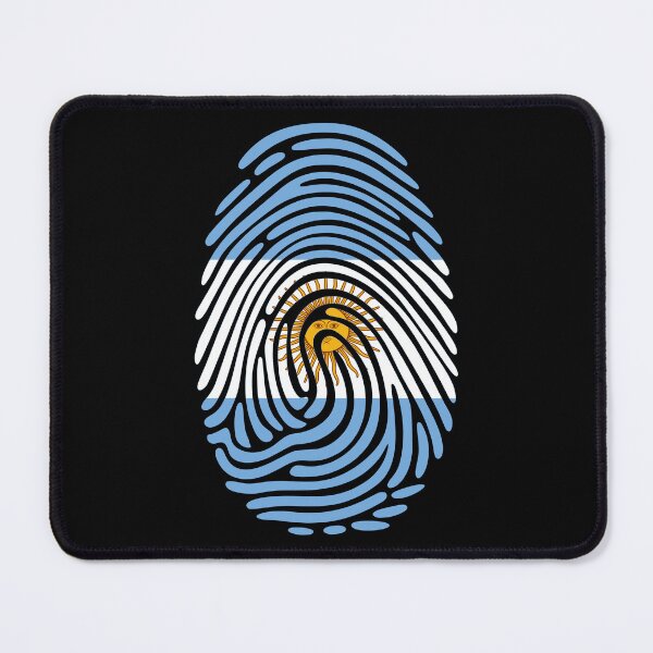 Item preview, Argentina Flag Fingerprint Identity | Argentine DNA Heritage Graphic designed and sold by NTGUILTY.