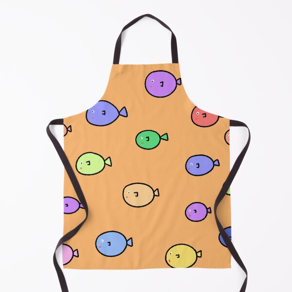 Item preview, Cute Colorful Hand-Drawn Fish Pattern designed and sold by ubborn.