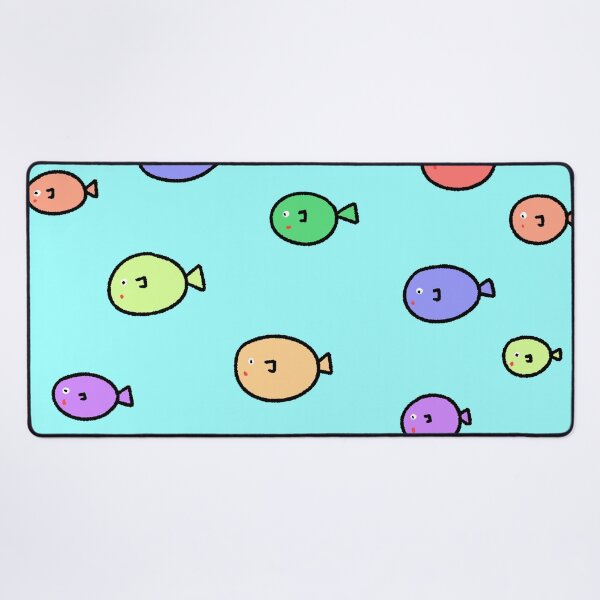 Item preview, Cute Colorful Hand-Drawn Fish Pattern designed and sold by ubborn.