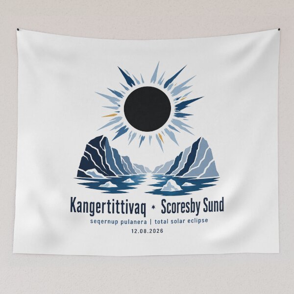 Item preview, Greenland Total Solar Eclipse 2026 Scoresby Sund designed and sold by Beyond Destinations.