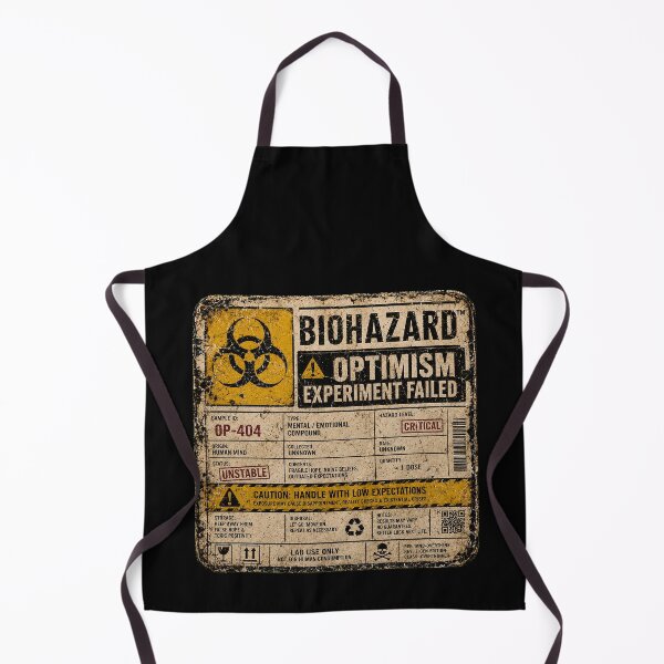 Item preview, SIGNS - Warning Biohazard Optimism Experiment Failed designed and sold by MetusArt.