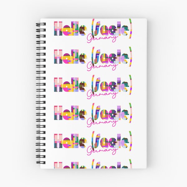 Item preview, Halle (Saale), Germany, Vibrant Abstract City Typography Art designed and sold by Wanderful-roads.