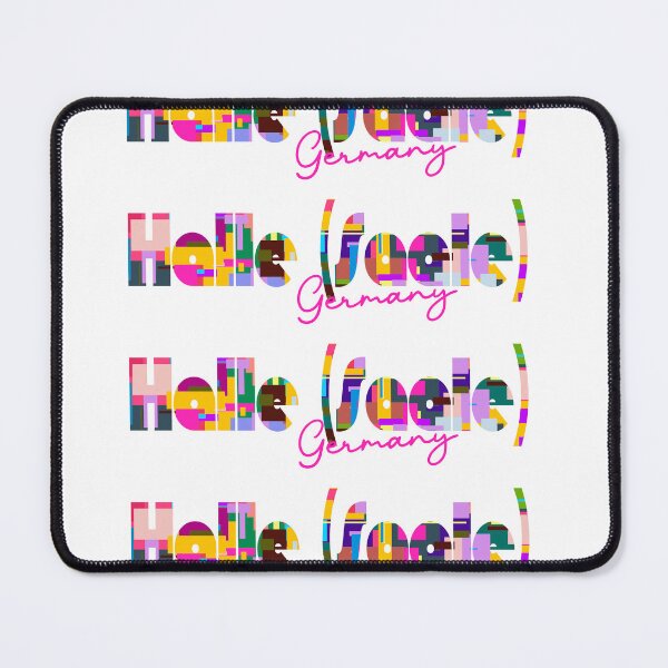 Item preview, Halle (Saale), Germany, Vibrant Abstract City Typography Art designed and sold by Wanderful-roads.