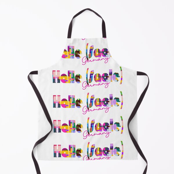Item preview, Halle (Saale), Germany, Vibrant Abstract City Typography Art designed and sold by Wanderful-roads.