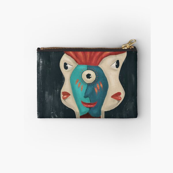Item preview, Alien No.4 – The Oracle Alien – The One Who Sees Tomorrow | Cubist Acrylic Art designed and sold by aekritdeach.