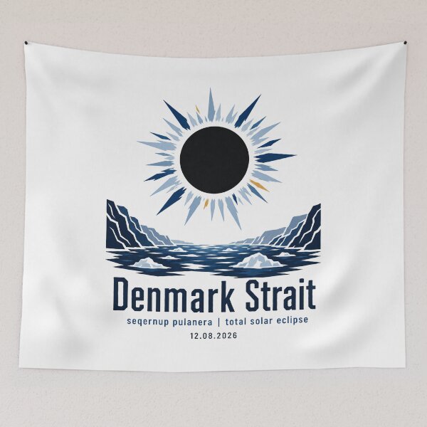 Item preview, Greenland Total Solar Eclipse 2026 Denmark Strait designed and sold by Beyond Destinations.