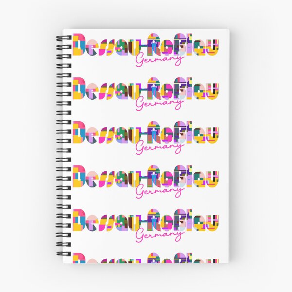 Item preview, Dessau-Roßlau, Germany, Vibrant Abstract City Typography Art designed and sold by Wanderful-roads.