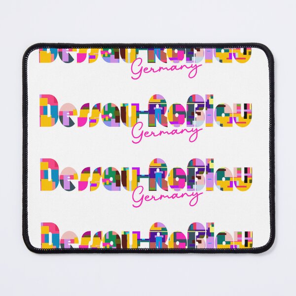 Item preview, Dessau-Roßlau, Germany, Vibrant Abstract City Typography Art designed and sold by Wanderful-roads.