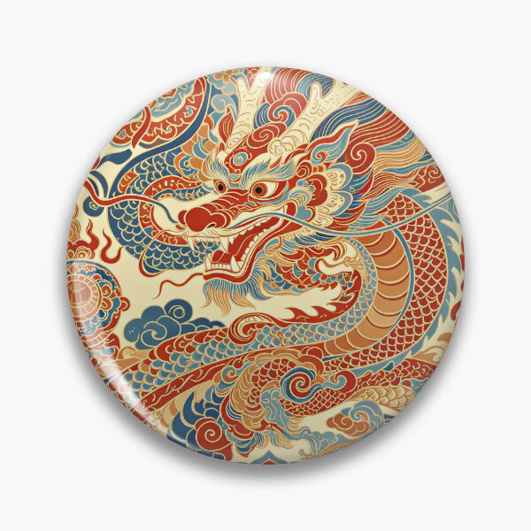 Item preview, Traditional Chinese Dragon Art designed and sold by HoloHugDesigns.