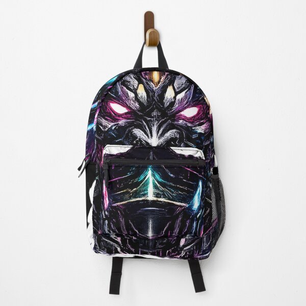 Item preview, Cyberpunk Streetwear Oni Demon with Glowing Shard Antennas designed and sold by RiteshCenter .