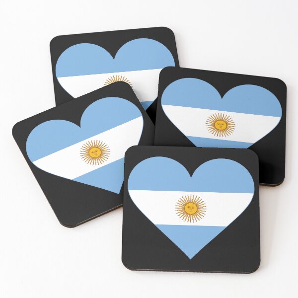 Item preview, Argentina Heart Flag Graphic | I Love Argentina Patriotic Symbol designed and sold by NTGUILTY.