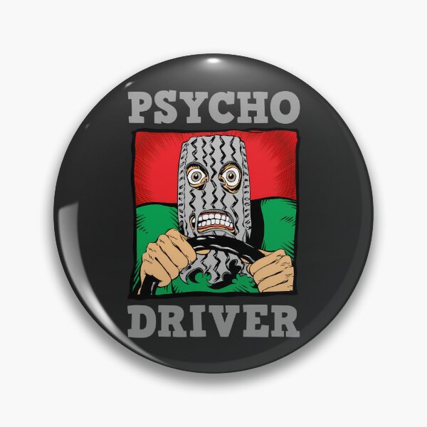 Item preview, Psycho Driver Tire Mask designed and sold by FastCustomTees ll.