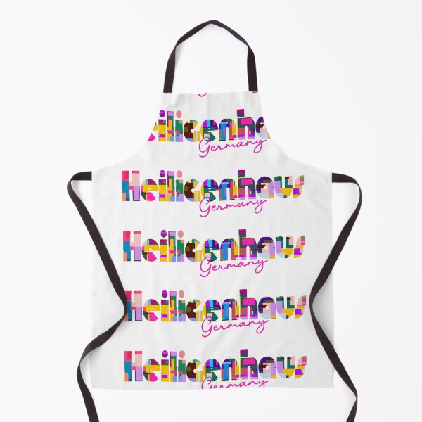 Item preview, Heiligenhaus, Germany, Vibrant Abstract City Typography Art designed and sold by Wanderful-roads.