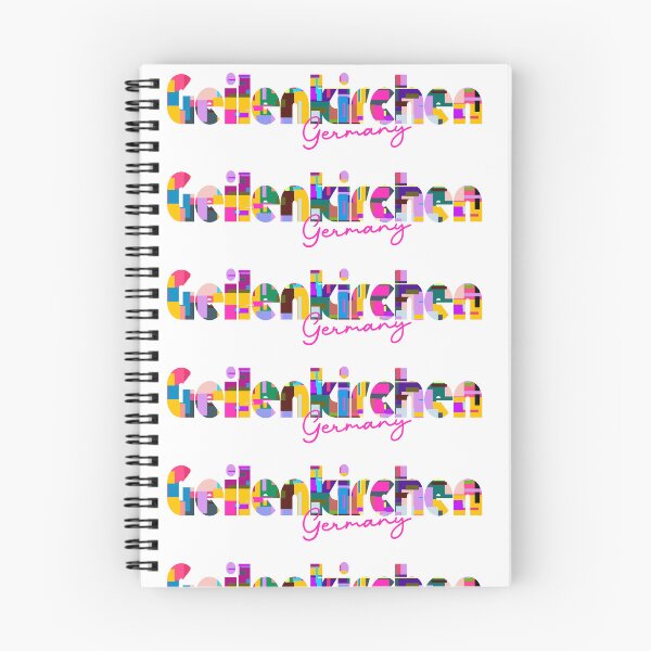 Item preview, Geilenkirchen, Germany, Vibrant Abstract City Typography Art designed and sold by Wanderful-roads.