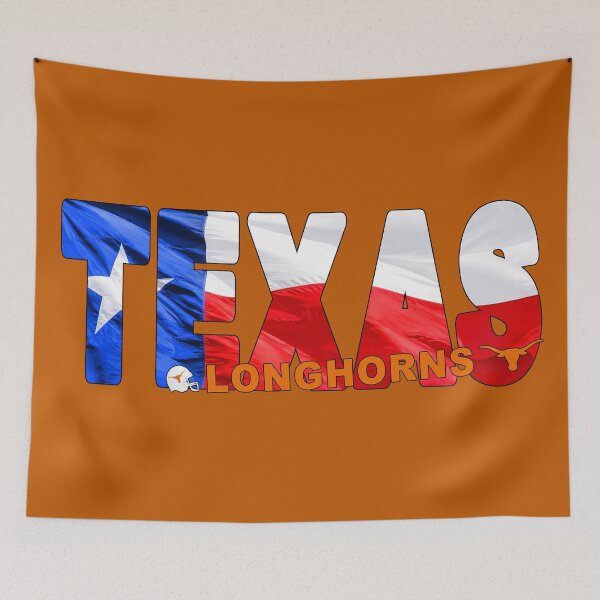 Item preview, TEXAS Longhorns - Football Helmet State Flag USA Sticker Tee Shirt designed and sold by Adam Gormley.