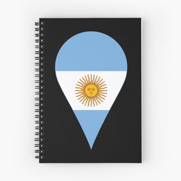 Item preview, Argentina Flag Location Pin Map Marker | Argentine Destination GPS Icon designed and sold by NTGUILTY.