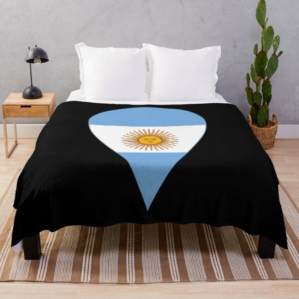 Item preview, Argentina Flag Location Pin Map Marker | Argentine Destination GPS Icon designed and sold by NTGUILTY.